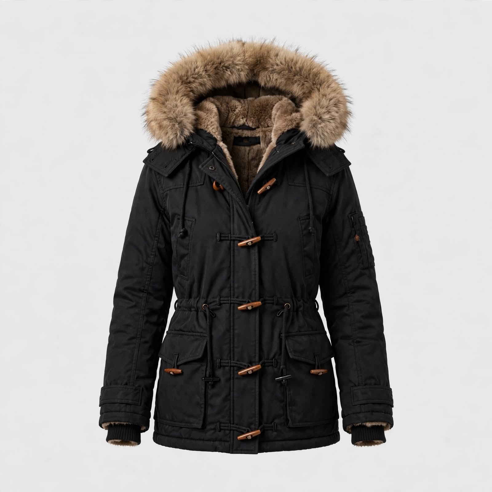 Women's Fur-Lined Custom Parka Jacket